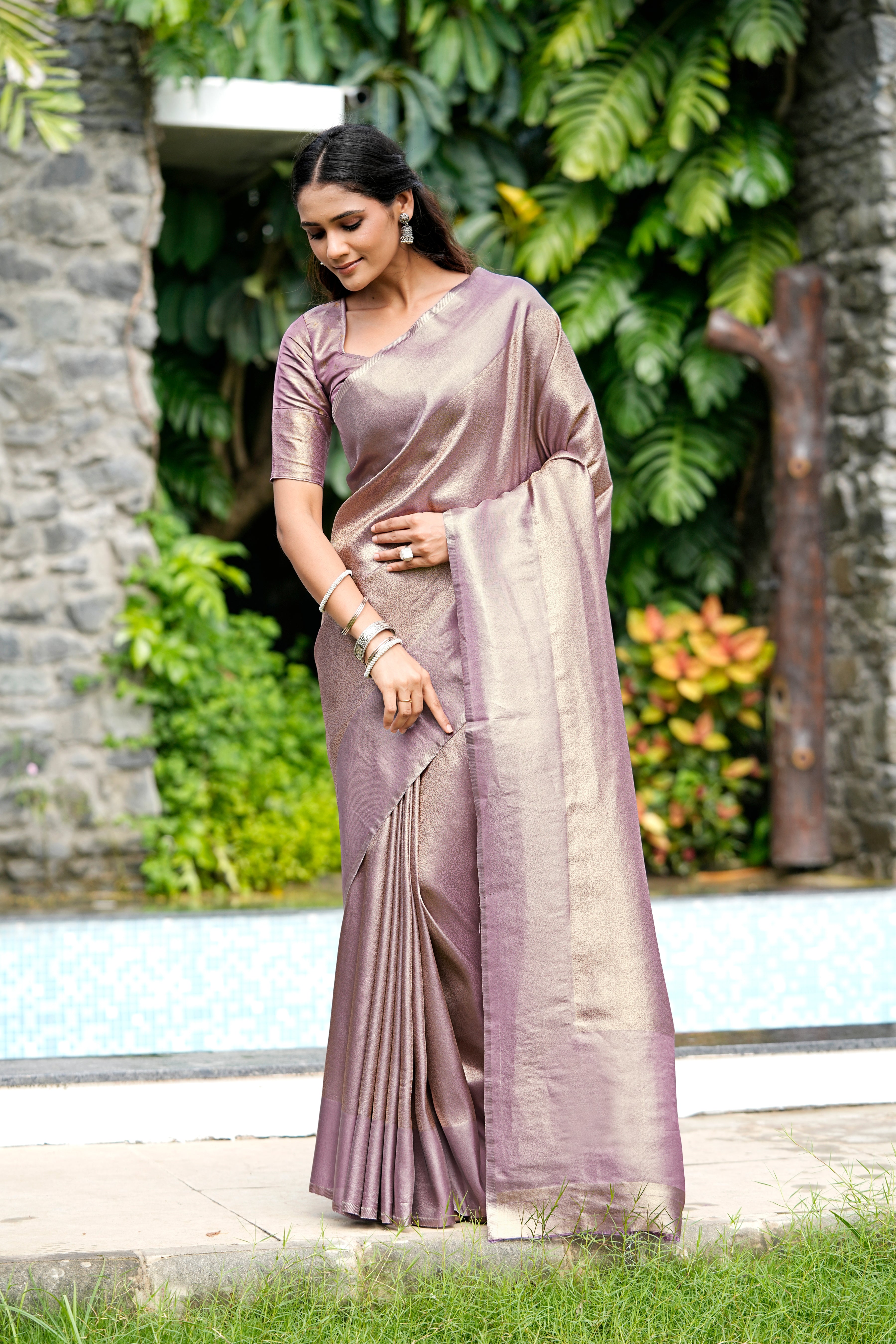 Saumyani Fashion Pink Soft Silk saree Wedding Wear,Festival wear Saree For Women