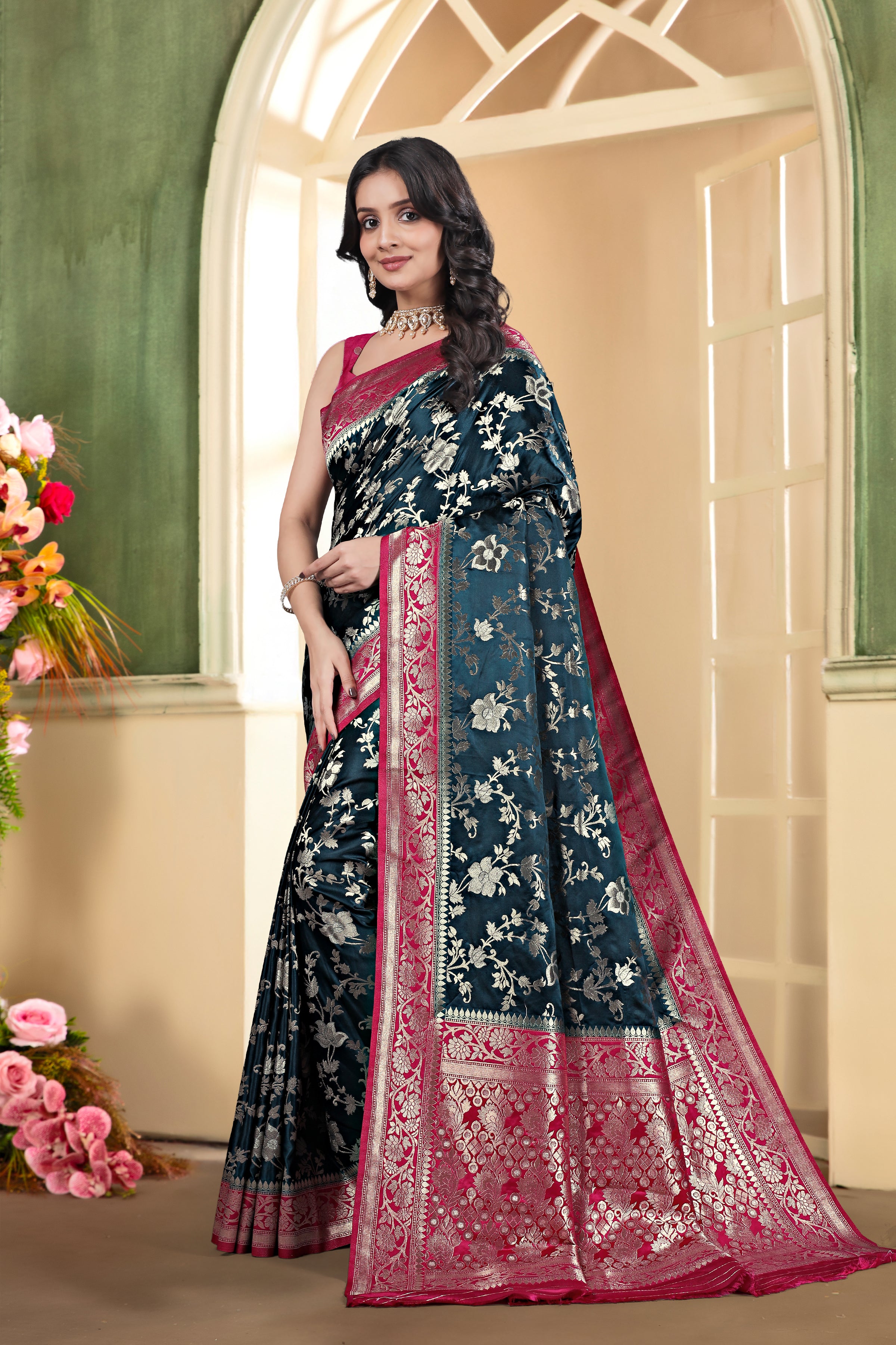 Royal Nilam Silk Saree