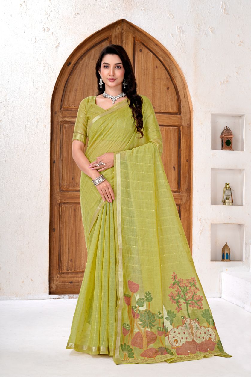 Cotton Silk Saree