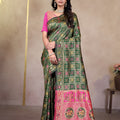 Saumyani Fashion Febiya Banarasi Cotton Silk Wedding Wear Saree For Women