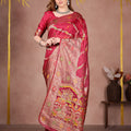 Saumyani Fashion Lumina tisu silk Wedding Wear And Party Wear saree For Women