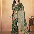 Saumyani Fashion Lumina tisu silk Wedding Wear And Party Wear saree For Women