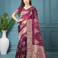 Saumyani Fashion Smansa tisu silk Wedding Wear And Party Wear saree For Women