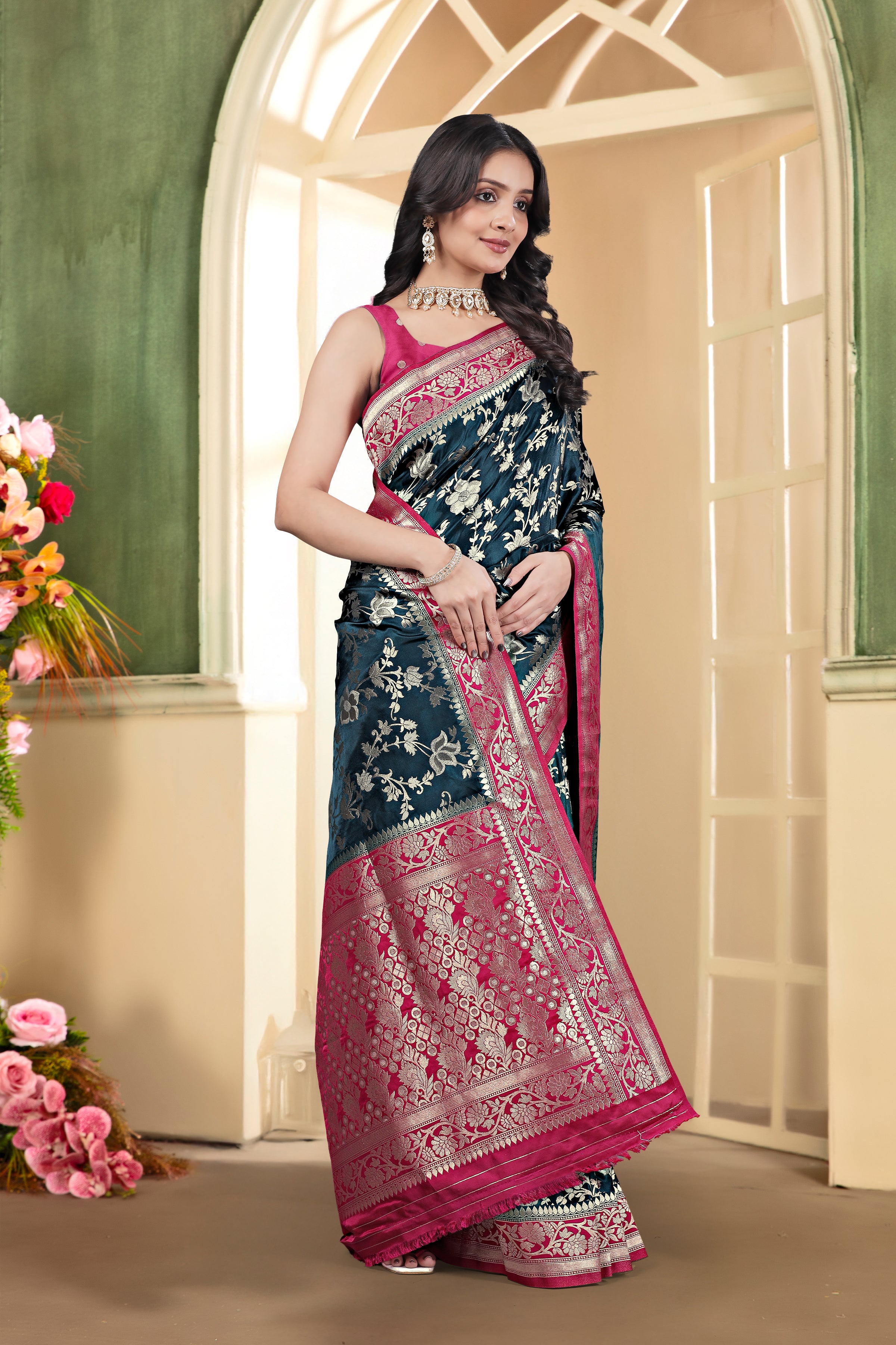 Royal Nilam Silk Saree
