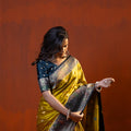 Saumyani Fashion Kanchipudi kalamkari kanjivaram silk Party Wear saree For Women