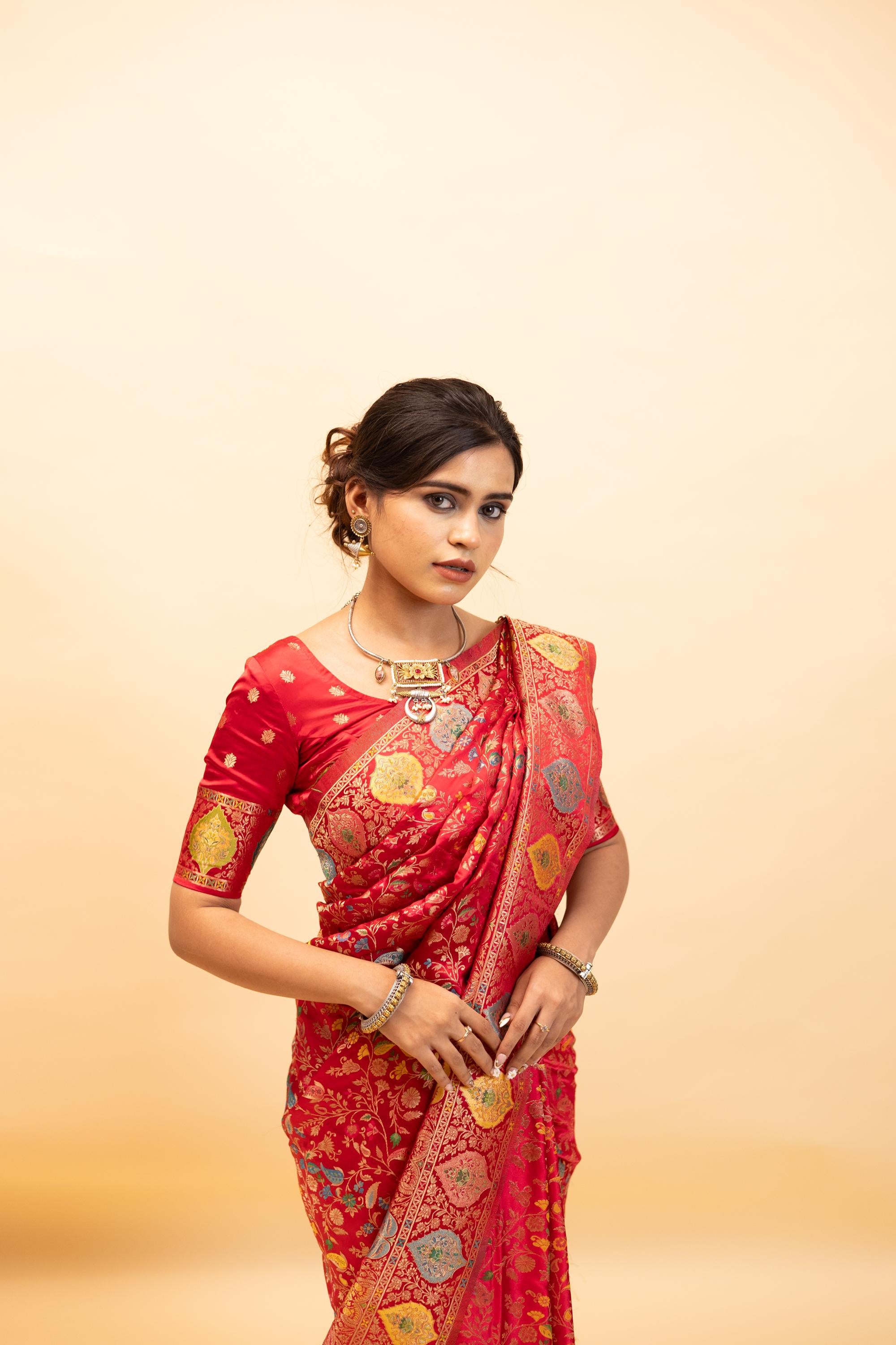 Saumyani Fashion Premium Gaji Silk Saree