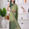 Saumyani Fashon Suvarn Shan Banarasi Silk Bridal Wear Wedding Wear Saree For Women