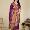 Saumyani Fashion Prihna Pushmina Silk Wedding Wear And Party Wear Saree For Women