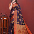 Saumyani Fashion South Indian Silk Magenta saree Wedding Wear,Festival wear Saree For Women