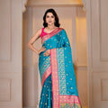 Saumyani Fashion Cotton Silk Maroon saree Wedding Wear,Festival wear Saree For Women