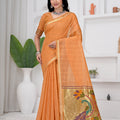 Saumyani Fashion Cotton Silk Jamdani saree Wedding Wear,Festival wear Saree For Women