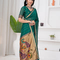 Saumyani Fashion Cotton Silk Maroon Jamdani saree Wedding Wear,Festival wear Saree For Women